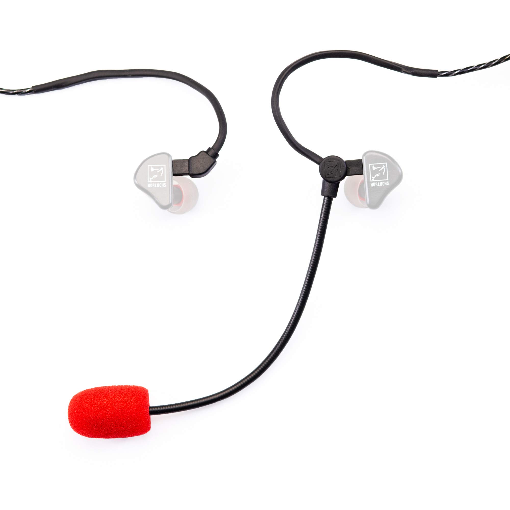 h-rluchs-hl4-headset-kabel-2-pin-transparent-160-cm image 2