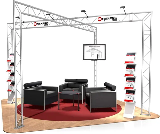 naxpro-truss-fd-22-messestand-4x4x2-5-m-aluminium-16-m image 1