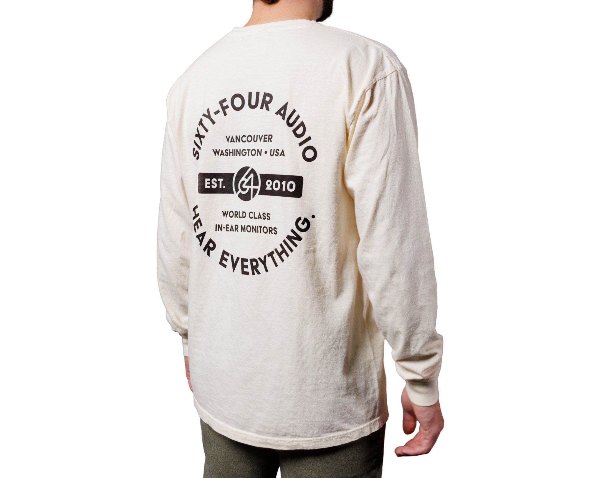 64-audio-u-series-off-white-longsleeve-langarmshirt-l image 2