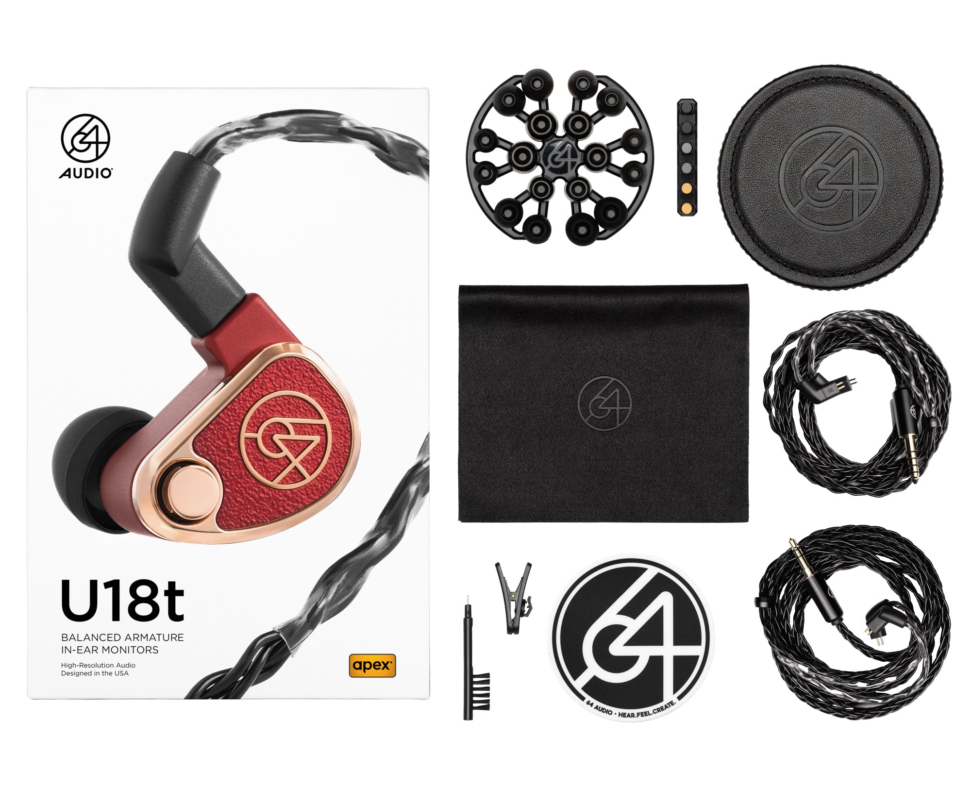 64-audio-u-series-u18t-universal-in-ear-monitore-18-treiber image 4