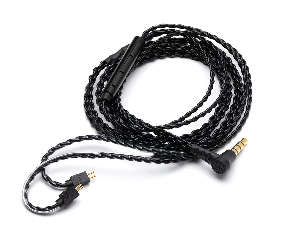 64-audio-kabel-mit-mic-ipx-in-ear-kabel-3-5mm-schwarz image 2