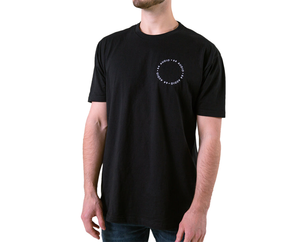 64-audio-circle-logo-t-shirt-schwarz-bio-baumwolle-gr-e-l image 3