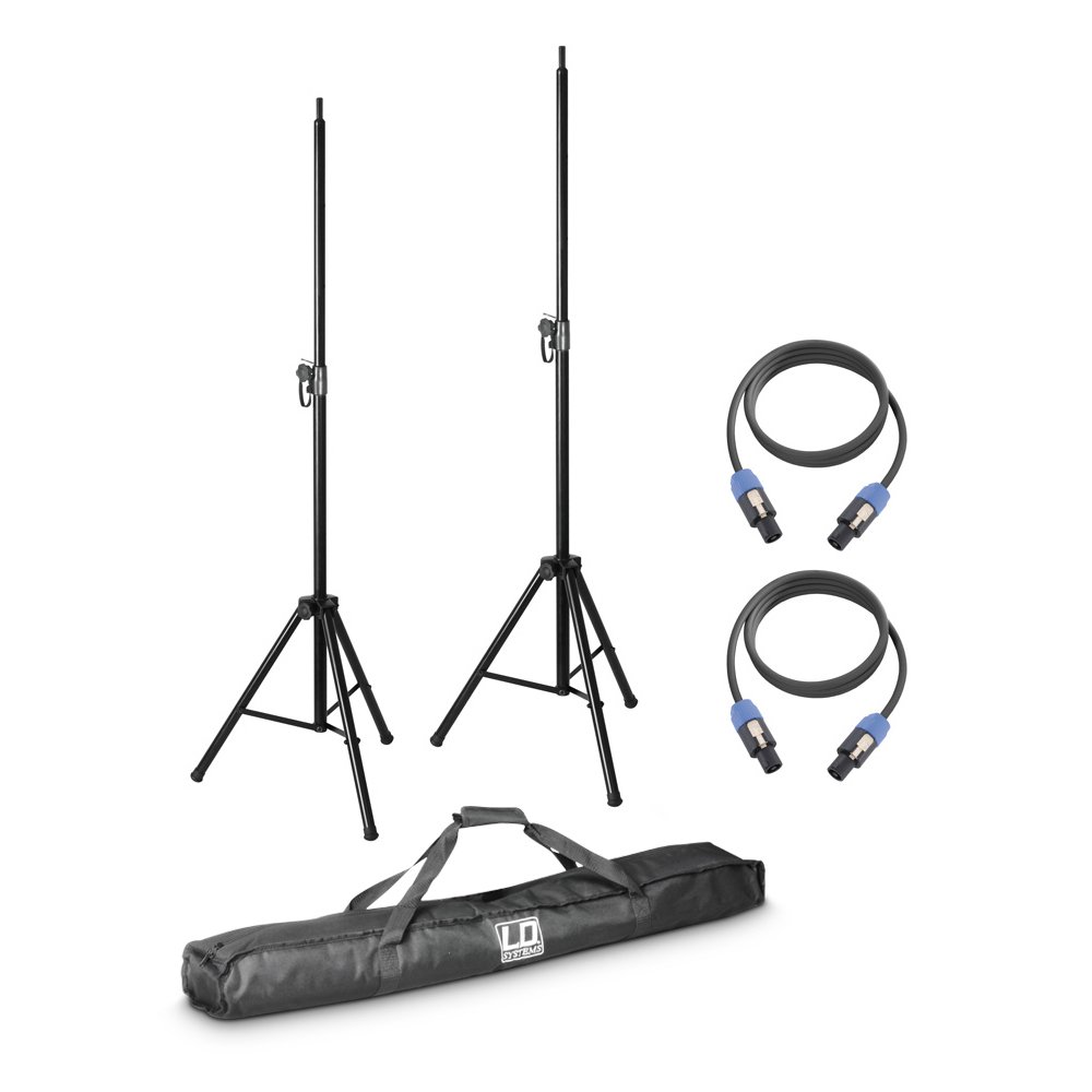 ld-systems-dave-8-set-2-stativ-set-2-stative-kabel-tasche image 1