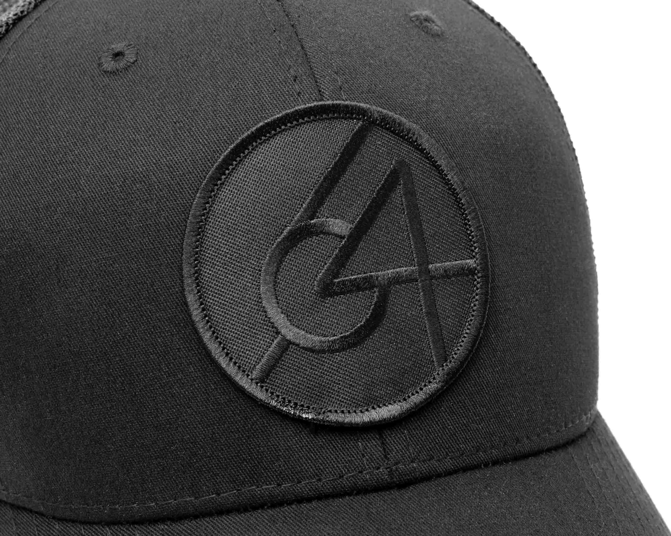 64-audio-crew-trucker-cap-snapback-schwarz-mesh image 4