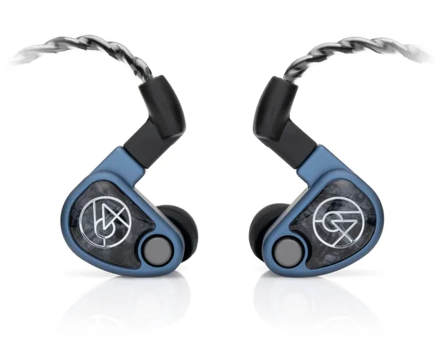 64-audio-u4s-in-ear-monitor-hybrid-quad-driver-slate-blue image 1