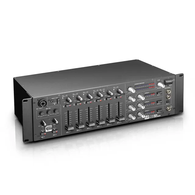 ld-systems-zone-624-4-zonen-mixer-19-3he-schwarz-8-kanal image 1