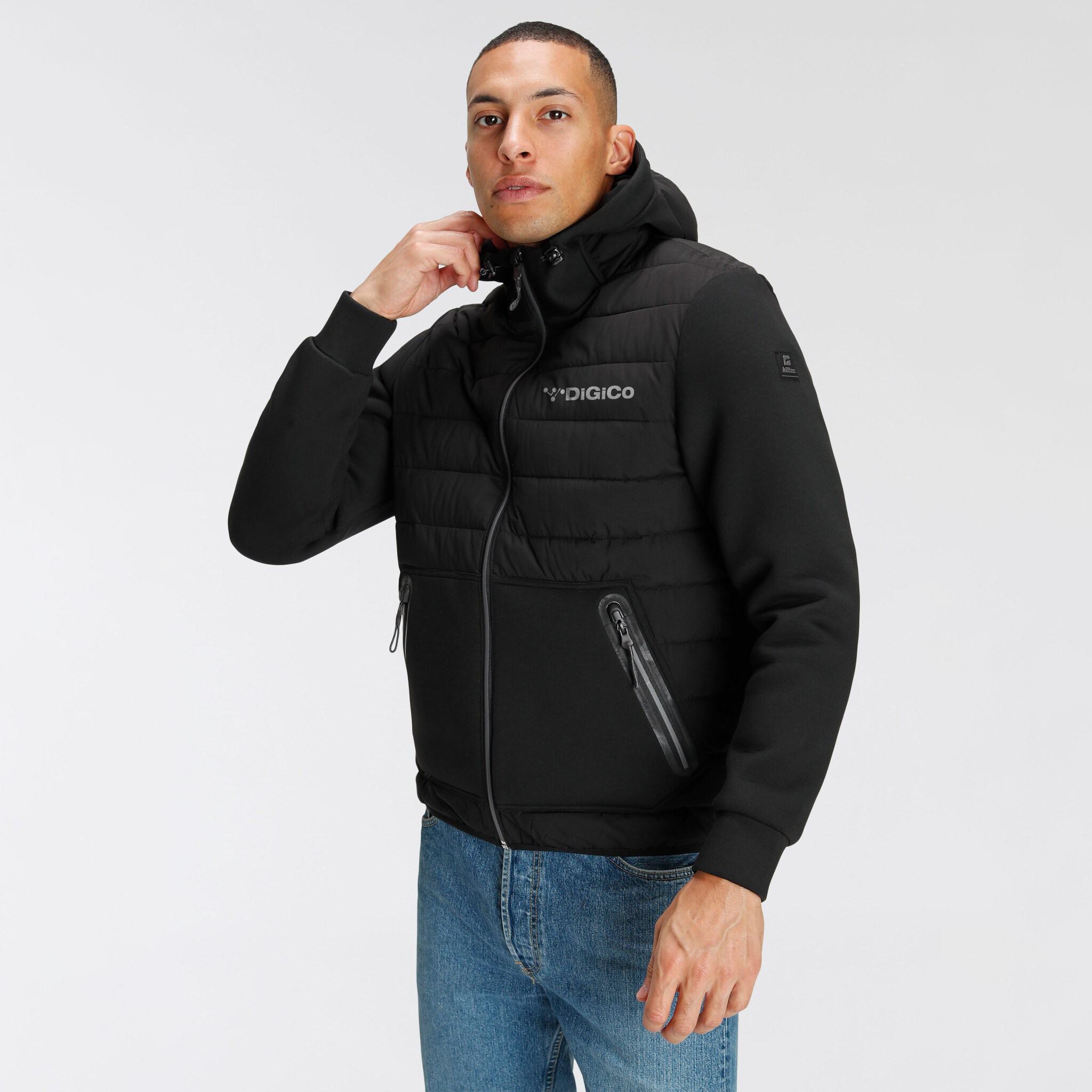 digico-quantum-kow-158-hybrid-jacke-kapuze-schwarz image 2