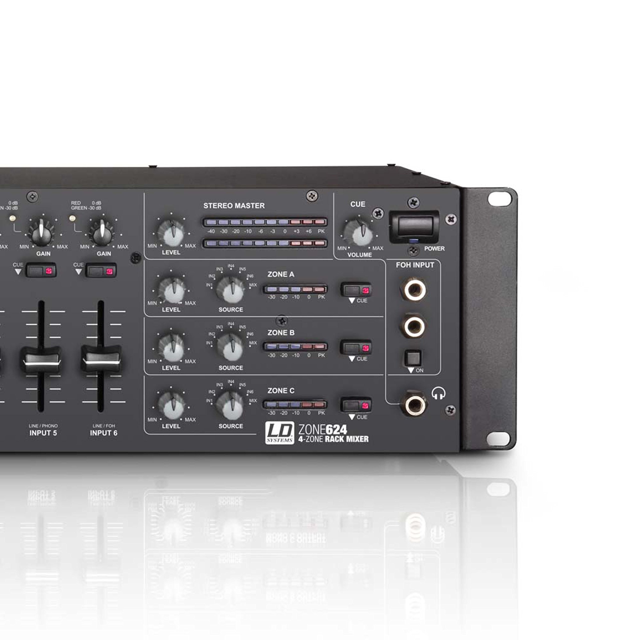 ld-systems-zone-624-4-zonen-mixer-19-3he-schwarz-8-kanal image 8