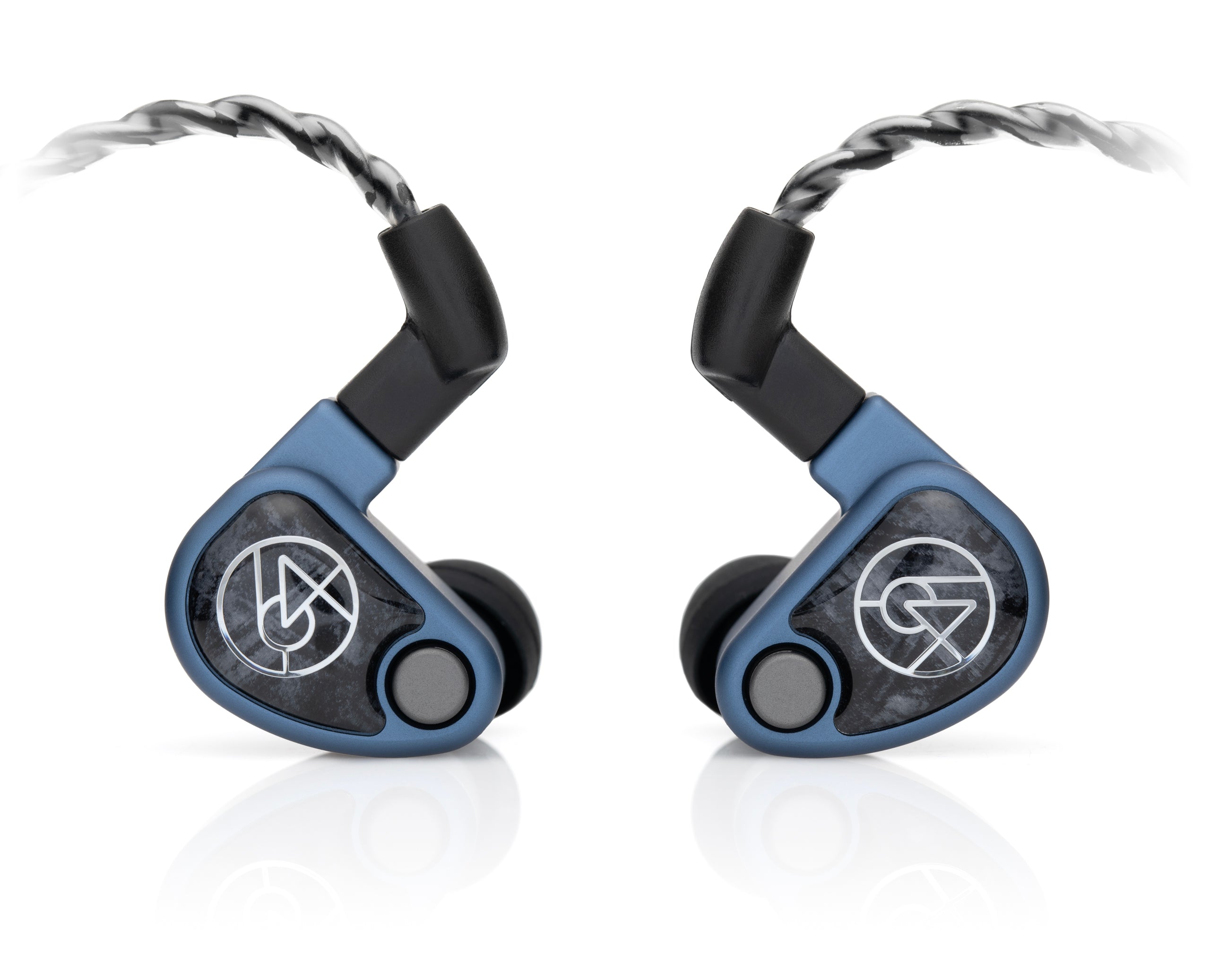 64-audio-u4s-in-ear-monitor-hybrid-quad-driver-slate-blue image 1