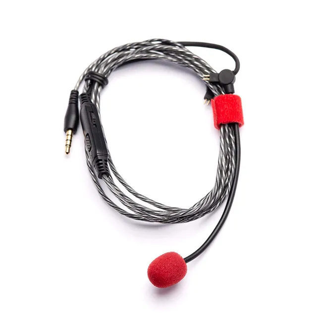 h-rluchs-hl4-headset-kabel-2-pin-transparent-160-cm image 1