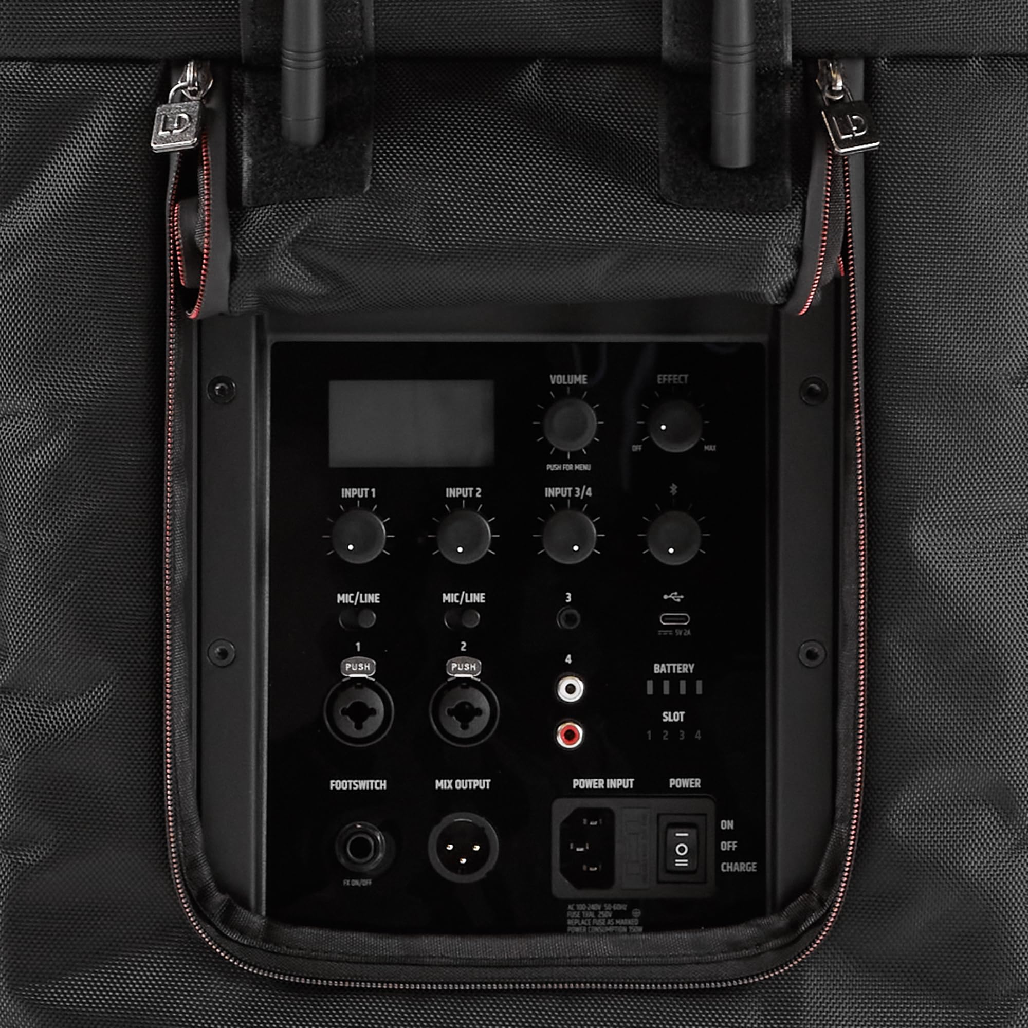 ld-systems-anny-12-pc-wetterschutzh-lle-schwarz-wasserabweisend image 3