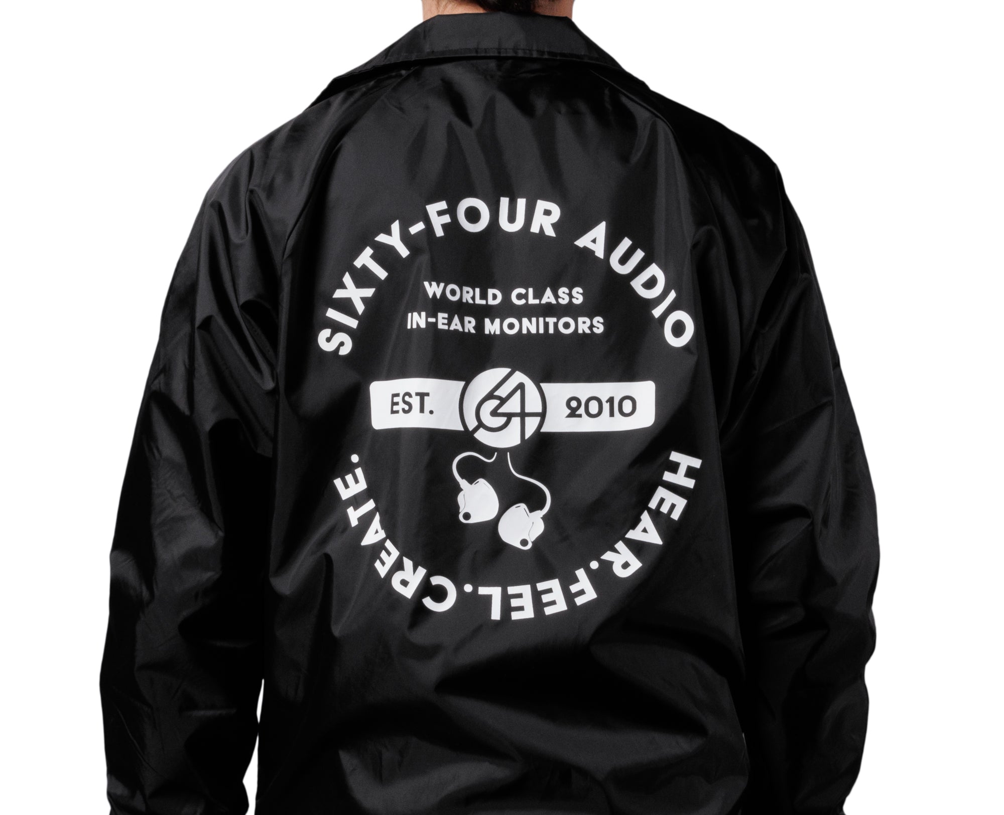 64-audio-black-windbreaker-nylonjacke-schwarz-gr-e-l image 3