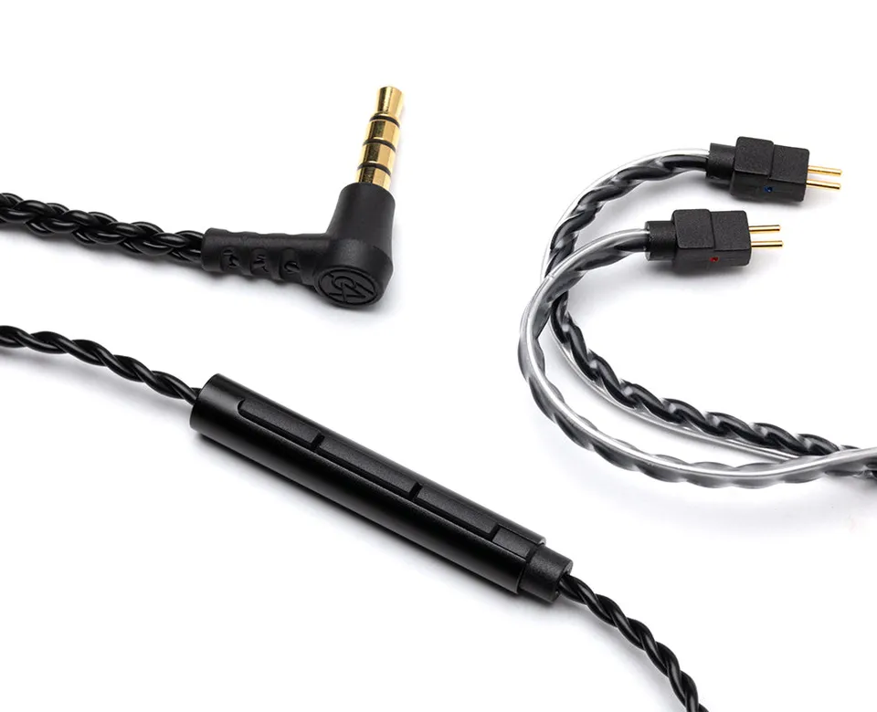 64-audio-kabel-mit-mic-ipx-in-ear-kabel-3-5mm-schwarz image 1