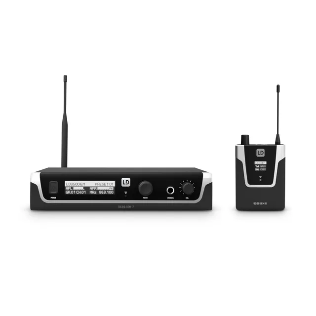 ld-systems-u508-iem-in-ear-monitoring-863-865-823-832-mhz image 1