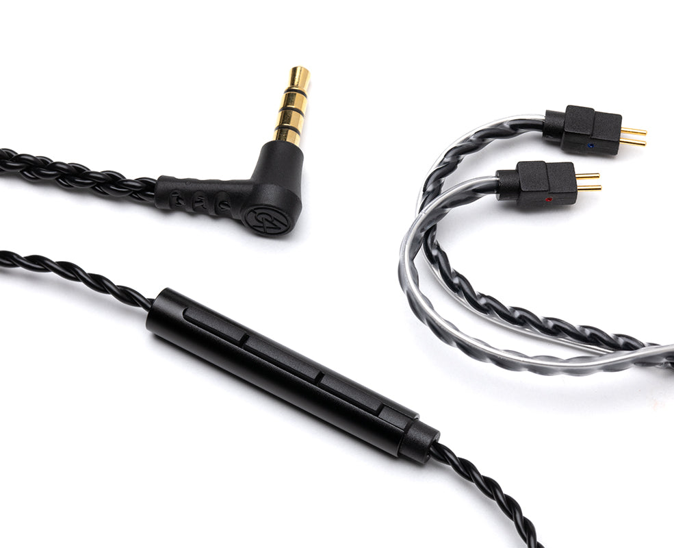 64-audio-kabel-mit-mic-ipx-in-ear-kabel-3-5mm-schwarz image 1