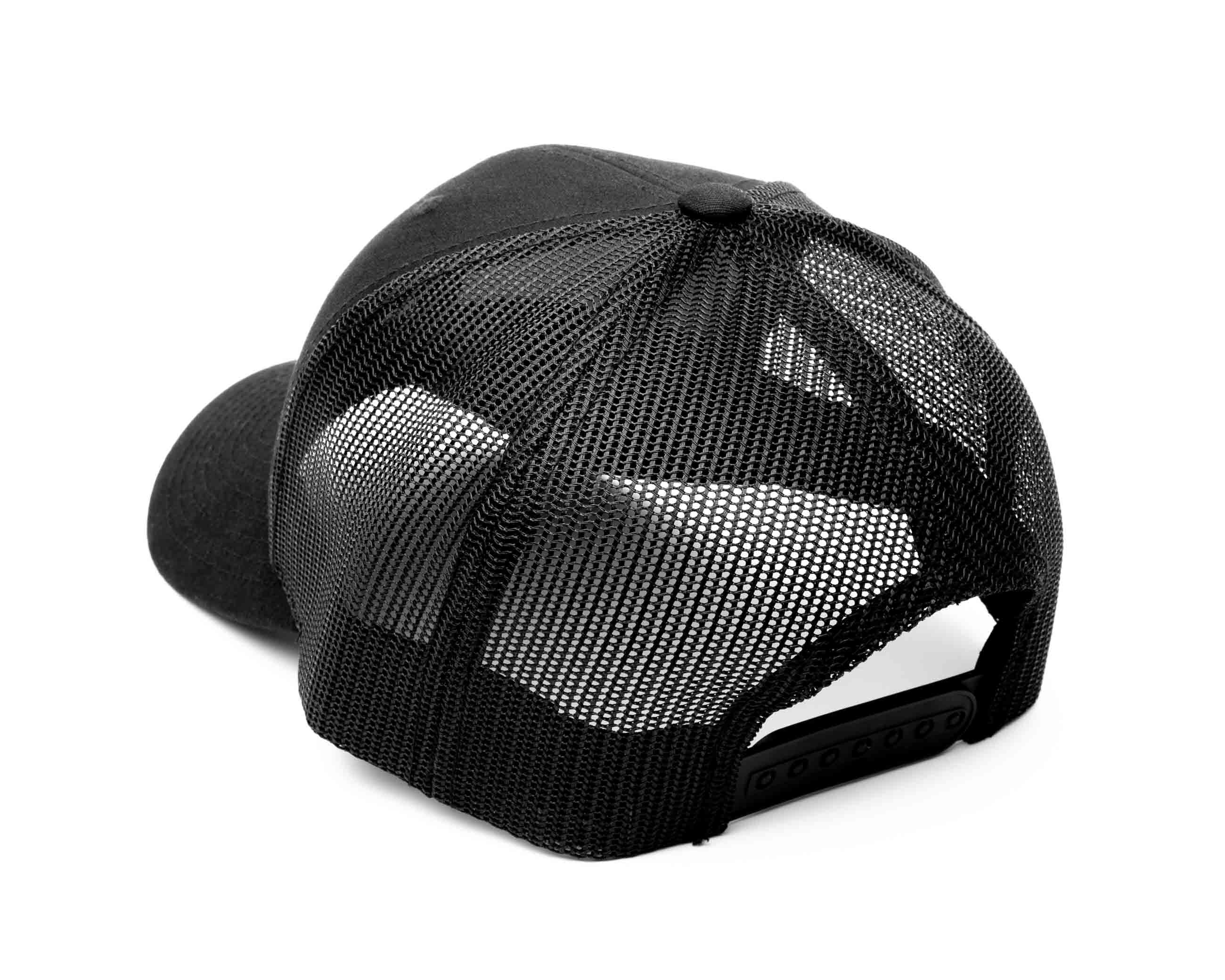 64-audio-crew-trucker-cap-snapback-schwarz-mesh image 2