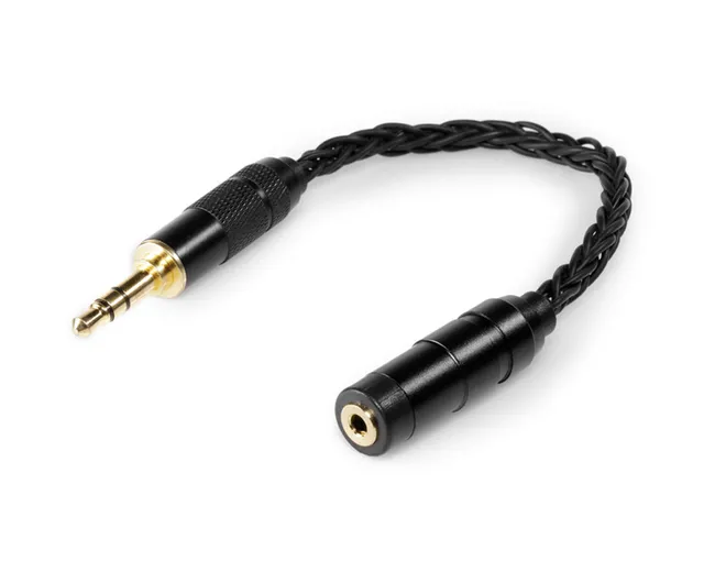 64-audio-8-braid-kabel-adapter-2-5mm-auf-3-5mm-vergoldet image 1