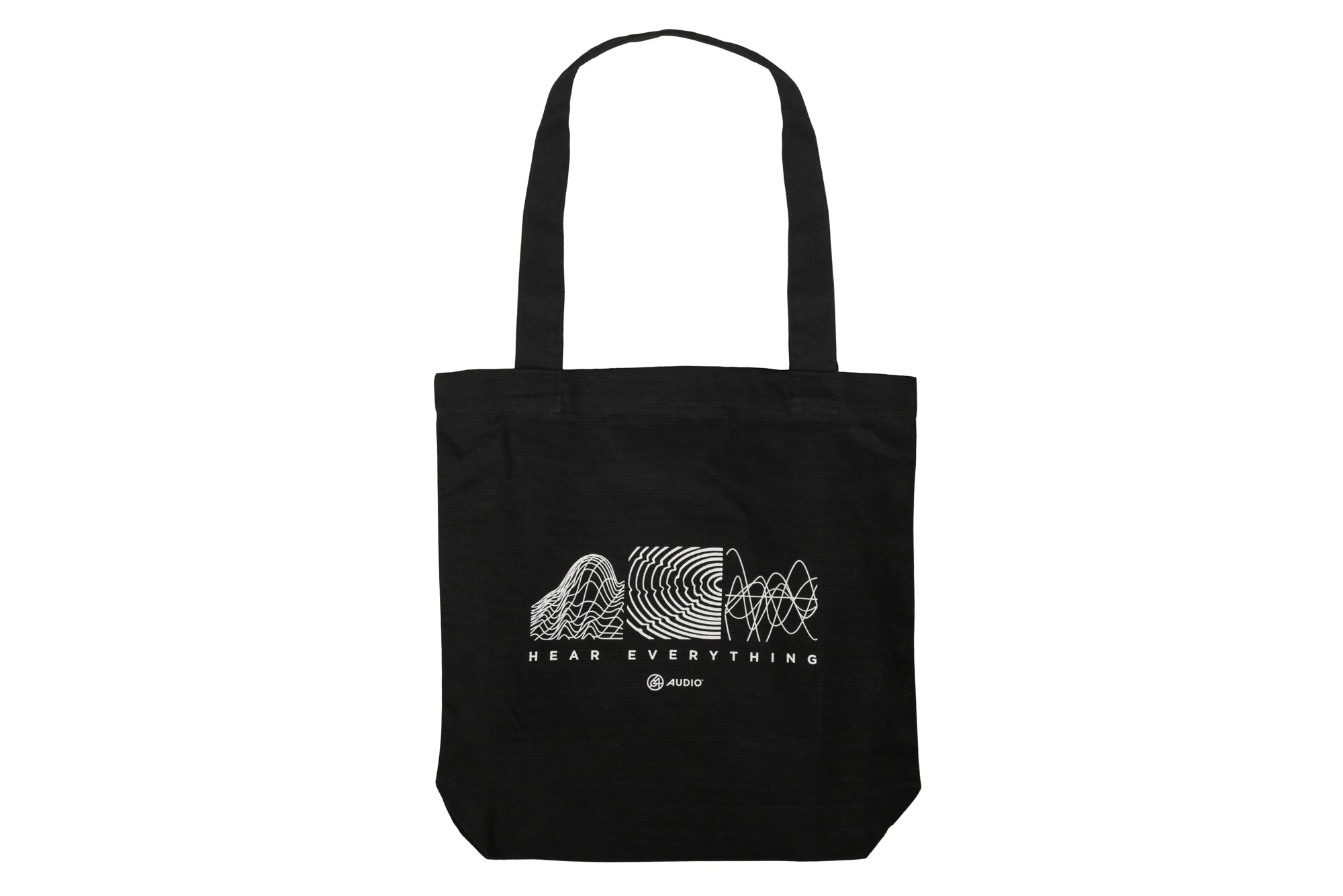 64-audio-hear-everything-tote-stofftasche-schwarz-42cm image 1