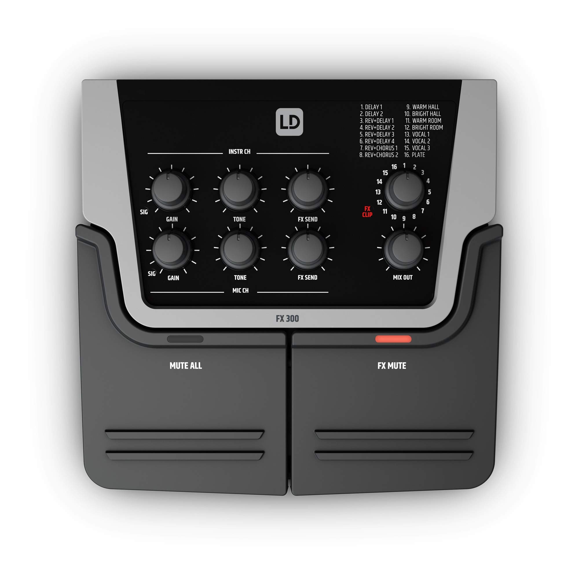 ld-systems-mix-g3-fx-300-effektpedal-2-kanal-16-effekte image 2