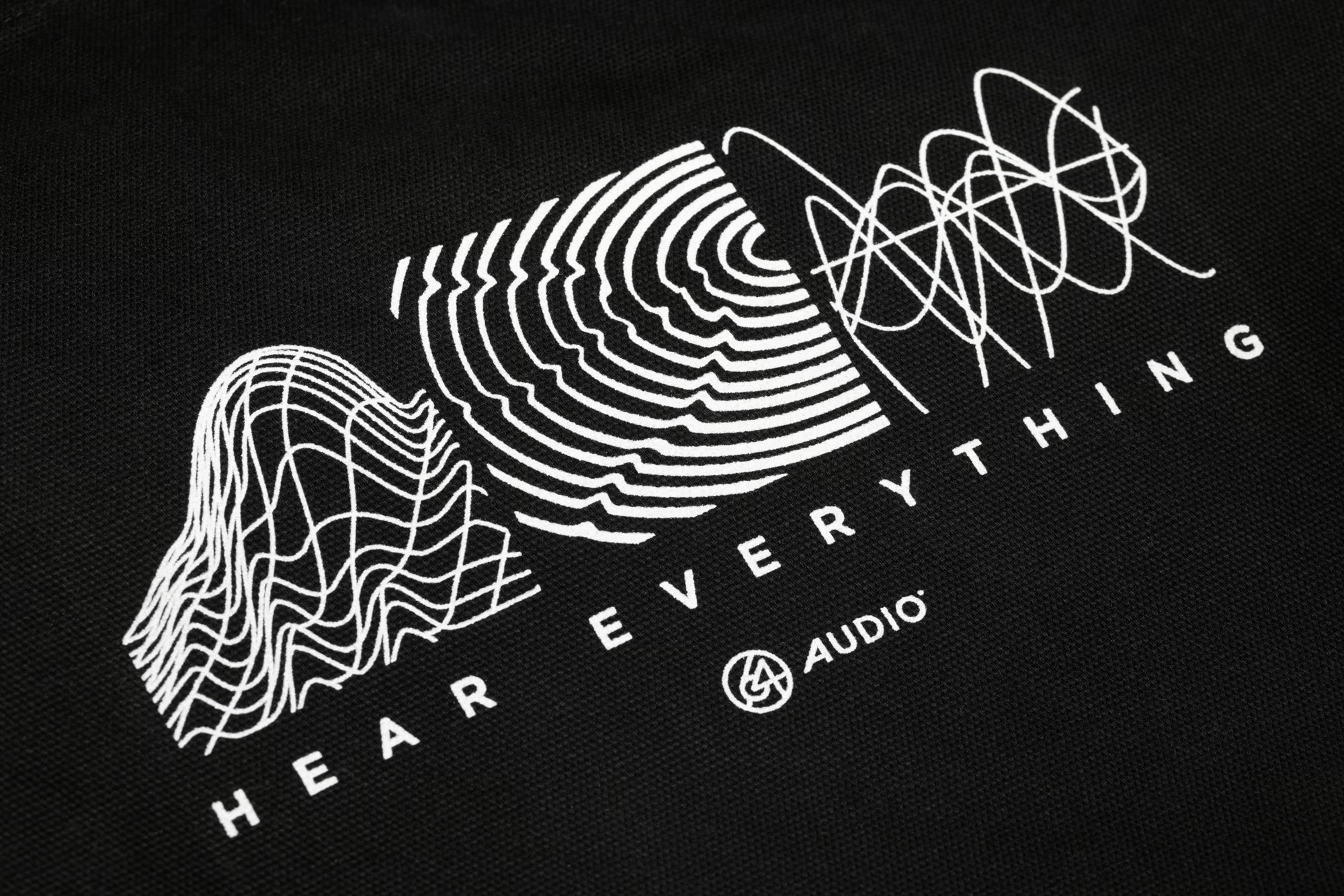 64-audio-hear-everything-tote-stofftasche-schwarz-42cm image 2