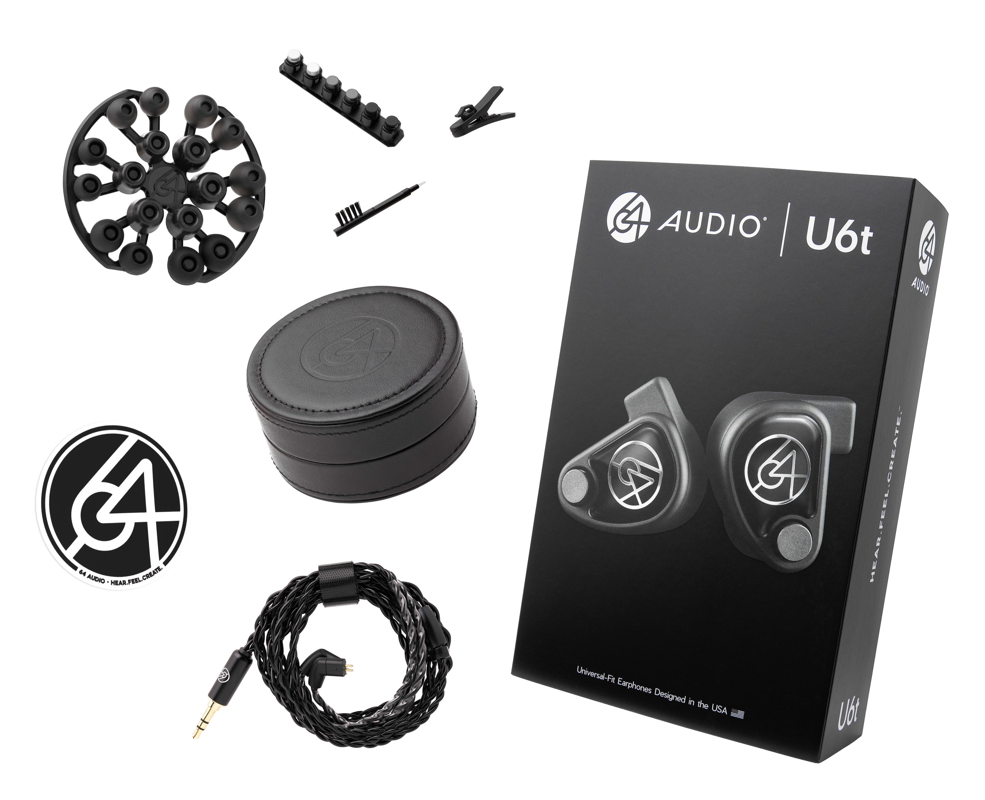 64-audio-u6t-audiophiler-in-ear-monitor-universal-alu image 4