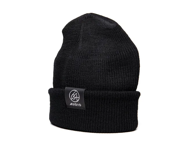 64-audio-u-series-beanie-wollm-tze-black-tag image 1