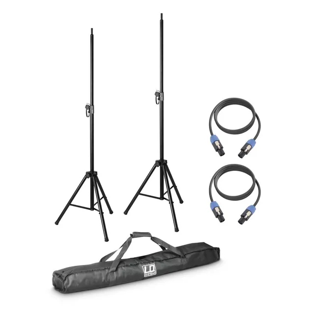 ld-systems-dave-8-set-2-stativ-set-2-stative-kabel-tasche image 1