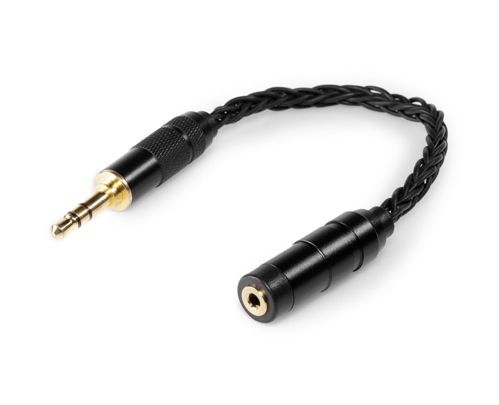 64-audio-8-braid-kabel-adapter-2-5mm-auf-3-5mm-vergoldet image 1