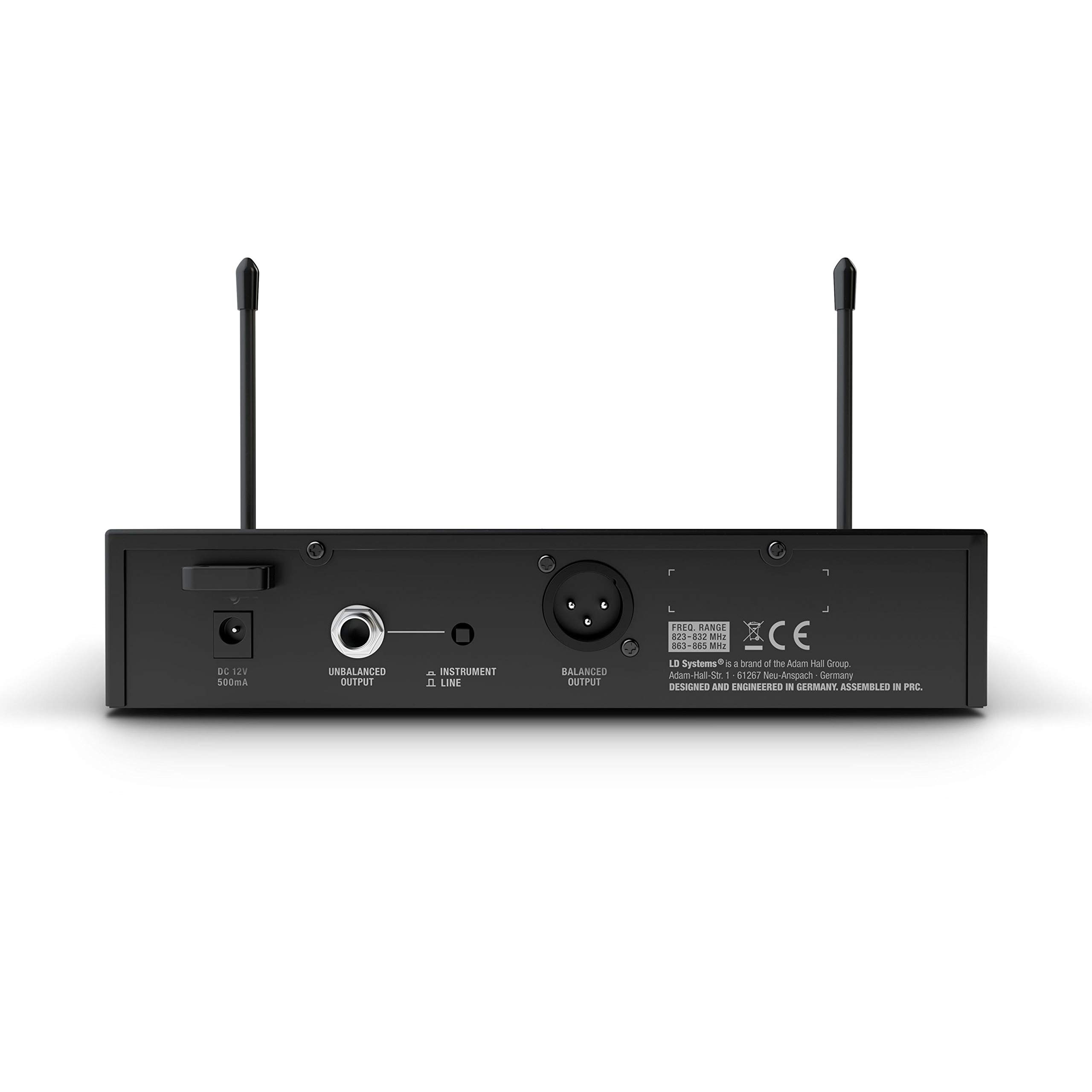 ld-systems-u300-u308-r-empf-nger-823-832-863-865-mhz-schwarz-diversity image 4