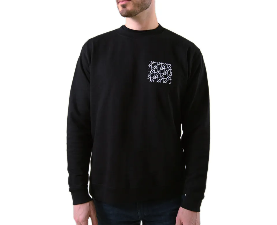 64-audio-signature-monogram-crewneck-sweater-schwarz image 1
