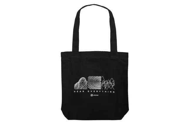 64-audio-hear-everything-tote-stofftasche-schwarz-42cm image 1