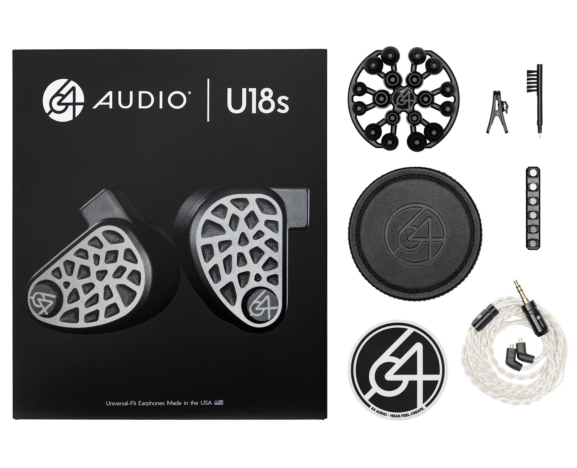 64-audio-u-series-u18s-in-ear-monitor-18-treiber-alu image 4